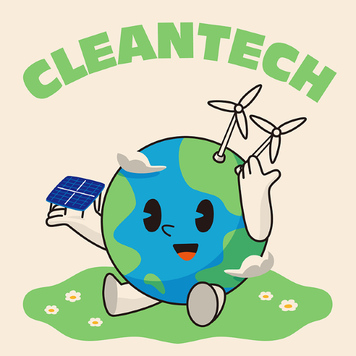 Earth Day Clean Energy Earth Characters