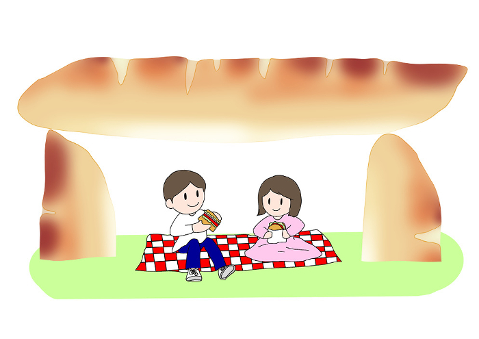 Clip art of French bread
