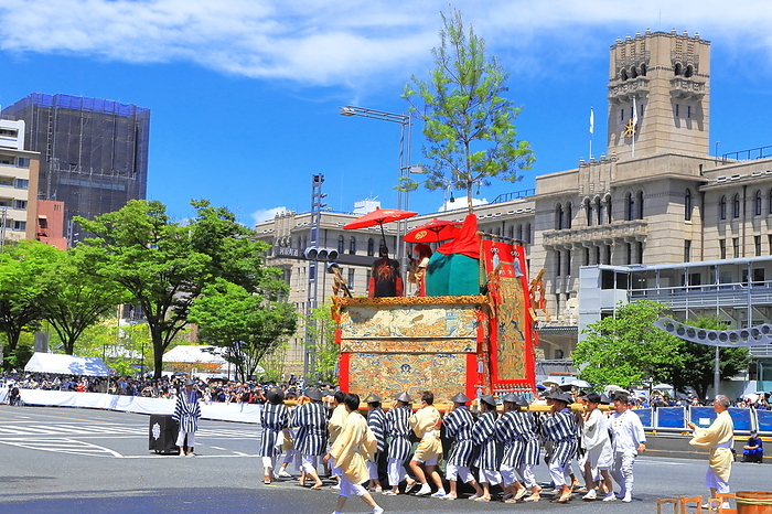 Yakugosha yama, the post festival of the Gion Festival Yamaboko Junko Junko Kyoto City, Kyoto Prefecture Taken at Kawaramachi Oike intersection