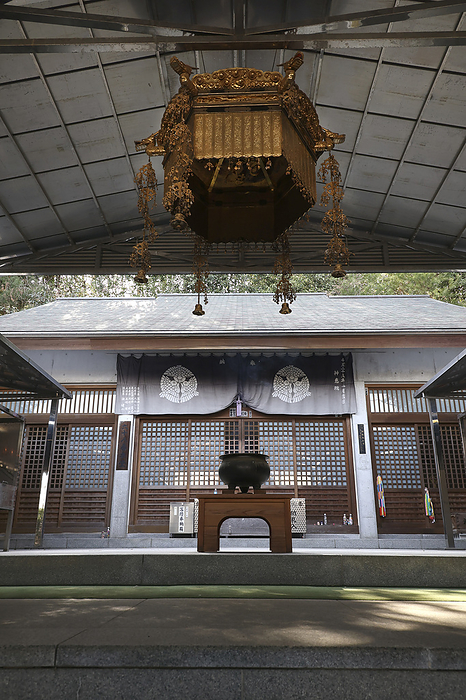 The main hall of the 68th Shinkei in Temple 88 sacred places in Shikoku