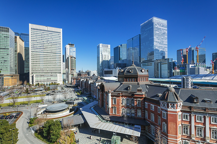 Tokyo Station seen from KITTE Marunouchi Tokyo