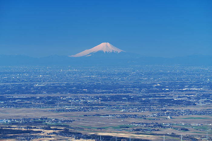 Mt. Fuji from Mt. Tsukuba Ibaraki Pref.