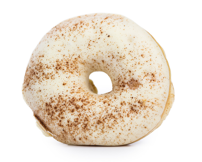 Donuts isolated on white  close up shot  Donuts isolated on white  close up shot , by Zoonar Christoph Sch
