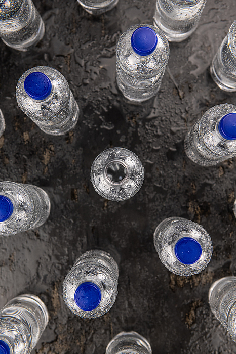 Bottles of sparkling water  chilled  close up shot  Bottles of sparkling water  chilled  close up shot , by Zoonar Christoph Sch