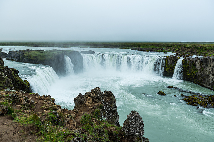 Famous Godafoss waterfall in northern Iceland Famous Godafoss waterfall in northern Iceland, by Zoonar Christoph Sch