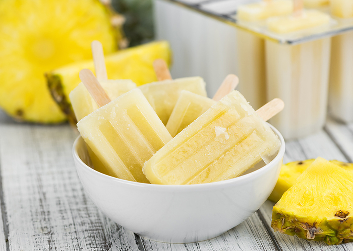 Pineapple Popsicles  selective focus  Pineapple Popsicles  selective focus , by Zoonar Christoph Sch