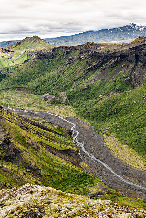 Breathtaking view from a hill next to Eyjafjallajokull  Iceland  Breathtaking view from a hill next to Eyjafjallajokull  Iceland , by Zoonar Christoph Sch