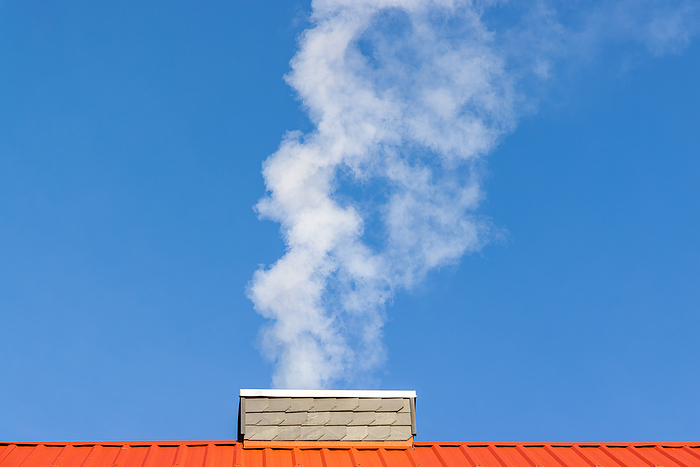 Heating with fossil fuels Smoking chimney Heating with fossil fuels Smoking chimney, by Zoonar Daniel K hne