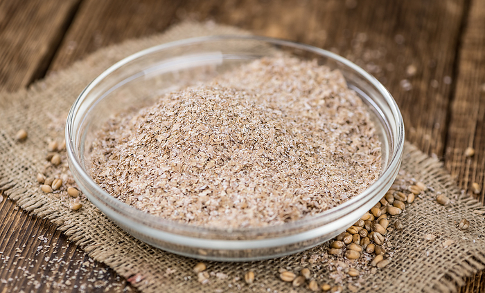 Portion of healthy Wheat Bran  selective focus  close up shot  Portion of healthy Wheat Bran  selective focus  close up shot , by Zoonar Christoph Sch