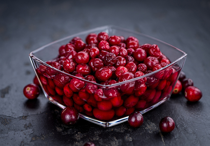 Preserved Cranberries  selective focus  detailed close up shot  Preserved Cranberries  selective focus  detailed close up shot , by Zoonar Christoph Sch