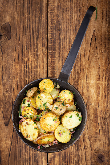 Fresh made Fried Potatoes  selective focus  close up  Fresh made Fried Potatoes  selective focus  close up , by Zoonar Christoph Sch