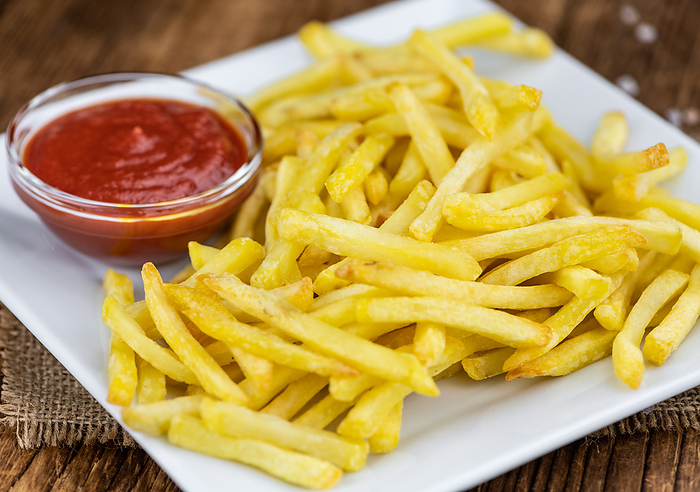 Homemade French Fries  close up shot  selective focus  Homemade French Fries  close up shot  selective focus , by Zoonar Christoph Sch