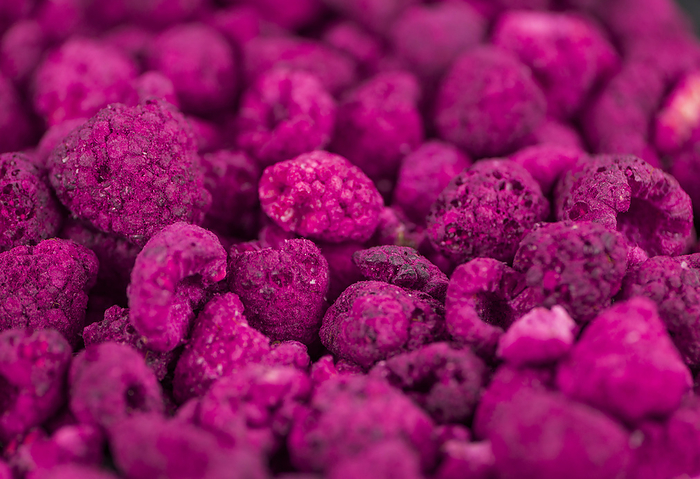 Portion of Dried Raspberries Portion of Dried Raspberries, by Zoonar Christoph Sch