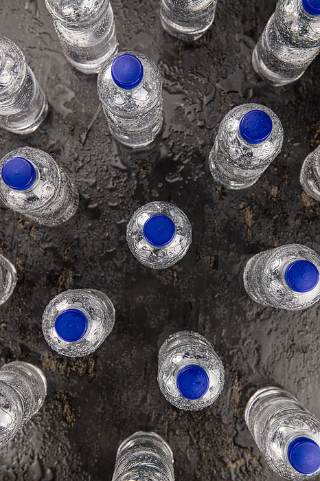 Chilled bottled sparkling water  close up shot  Chilled bottled sparkling water  close up shot , by Zoonar Christoph Sch