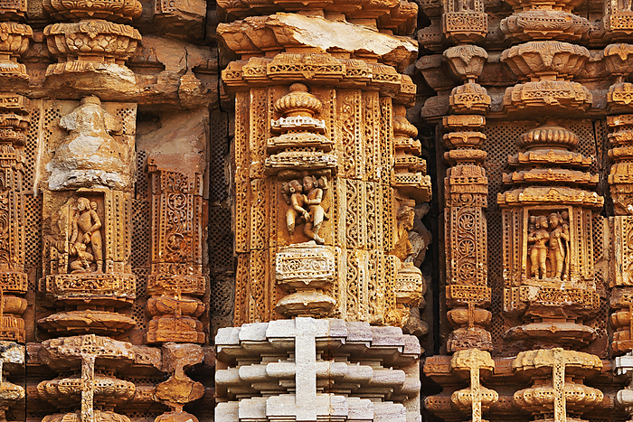 Erotic Sculptures Carving on the Brahmeswara Temple, Bhubaneshwar, Odisha, India. Erotic Sculptures Carving on the Brahmeswara Temple, Bhubaneshwar, Odisha, India., by Zoonar RealityImages