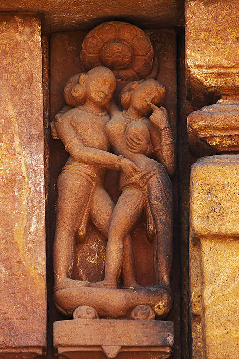 Sculpture of Human Couple on the Mukteshwara Temple, Bhubaneshwar, Odisha, India. Sculpture of Human Couple on the Mukteshwara Temple, Bhubaneshwar, Odisha, India., by Zoonar RealityImages