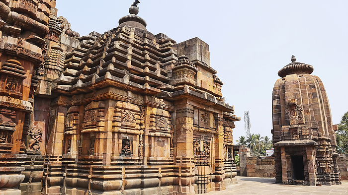 View of Brahmeshwara Temple, Bhubaneshwar, Odisha, India. View of Brahmeshwara Temple, Bhubaneshwar, Odisha, India., by Zoonar RealityImages
