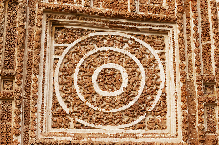 Depicting Scenes of Shri Krishna Leela on the Panch Ratna Shyam Rai Temple, Bishnupur, West Bengal, India. Depicting Scenes of Shri Krishna Leela on the Panch Ratna Shyam Rai Temple, Bishnupur, West Bengal, India., by Zoonar RealityImages