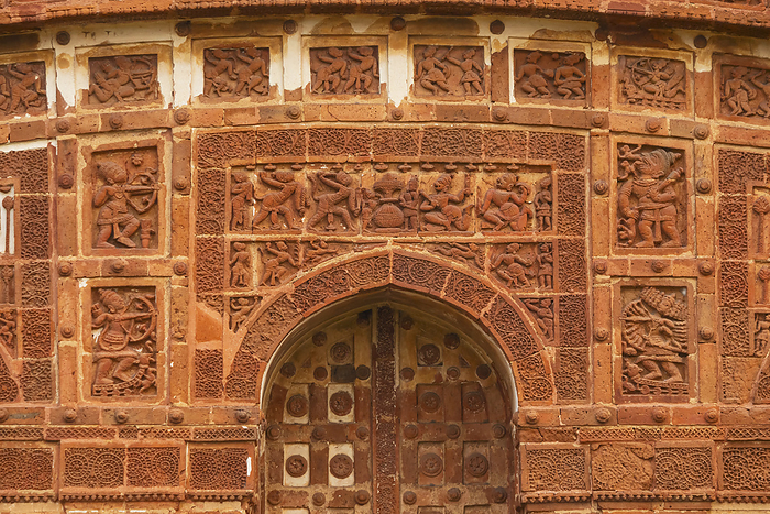 Carvings of Human Life on the Radheshyam Temple, Bishnupur, West Bengal, India. Carvings of Human Life on the Radheshyam Temple, Bishnupur, West Bengal, India., by Zoonar RealityImages