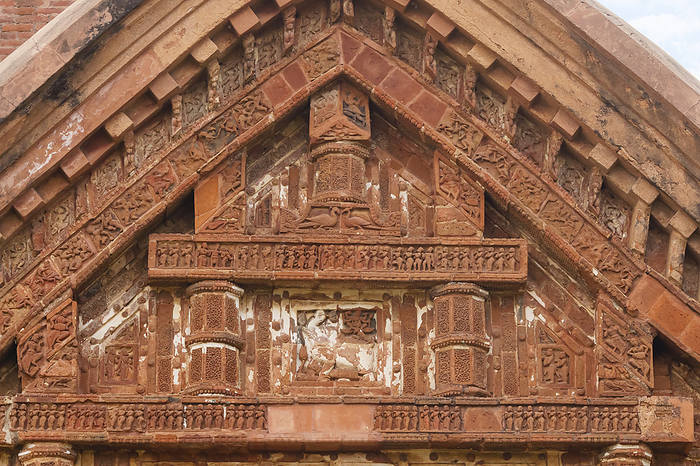 Exterior Design of Jor Bangla Temple, Bishnupur, West Bengal, India. Exterior Design of Jor Bangla Temple, Bishnupur, West Bengal, India., by Zoonar RealityImages