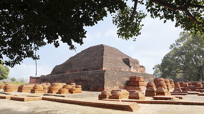 Main Holy Structure of Nalanda University, Rajgir, Nalanda, Bihar Main Holy Structure of Nalanda University, Rajgir, Nalanda, Bihar, by Zoonar RealityImages