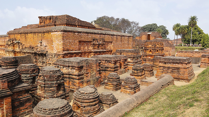 Ruins of Chaityas in the Complex of Nalanda University, Rajgir, Nalanda, Bihar Ruins of Chaityas in the Complex of Nalanda University, Rajgir, Nalanda, Bihar, by Zoonar RealityImages