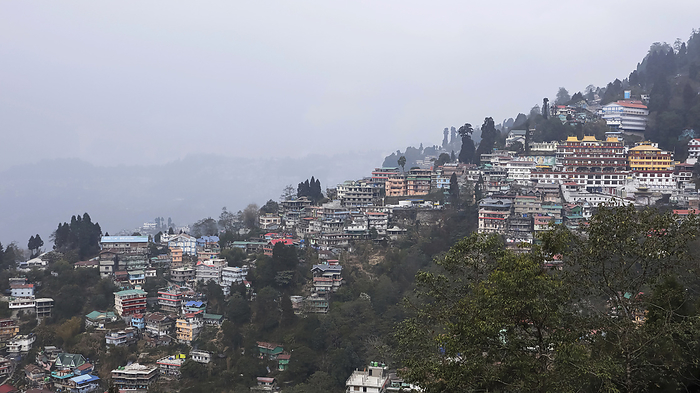 View of Darjeeling City, West Bengal, India. View of Darjeeling City, West Bengal, India., by Zoonar RealityImages
