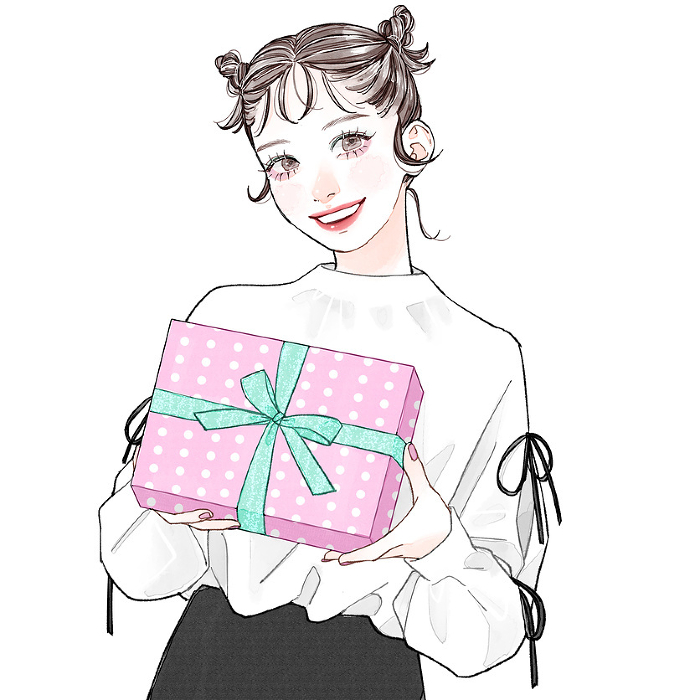 A woman with a gift