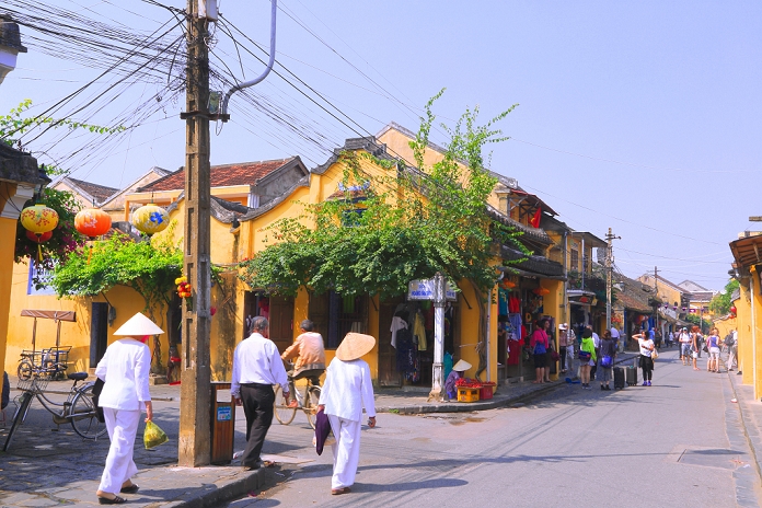 Streetscape of Hoi An, Vietnam