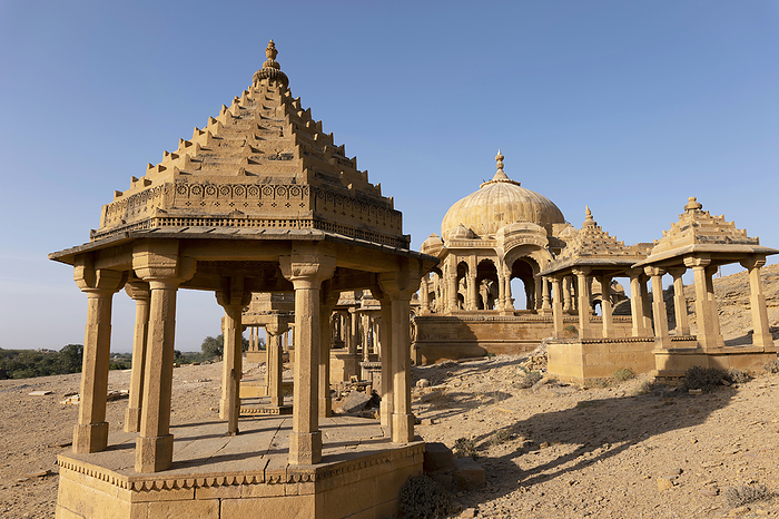 Vyas Chhatri is a cenotaph in Jaisalmer, Rajasthan, dedicated to the sage Vyasa from the Hindu epic Mahabharata Vyas Chhatri is a cenotaph in Jaisalmer, Rajasthan, dedicated to the sage Vyasa from the Hindu epic Mahabharata, by Zoonar RealityImages