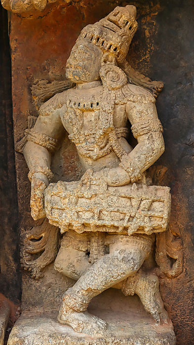 Scupture of man playing a Mridang, Mallikarjuna Temple, Basaralu, Mandya, Karnataka. Scupture of man playing a Mridang, Mallikarjuna Temple, Basaralu, Mandya, Karnataka., by Zoonar RealityImages