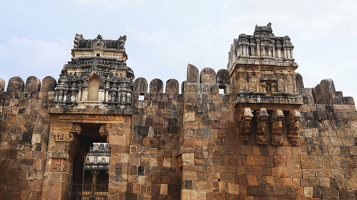 Carvings on the Main Entrance of Siddhavatam Fort, Kadapa, Andhra Pradesh, India. Carvings on the Main Entrance of Siddhavatam Fort, Kadapa, Andhra Pradesh, India., by Zoonar RealityImages