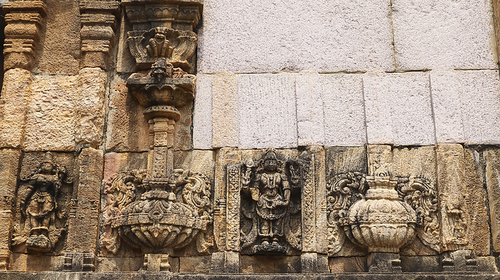 Carvings of Hindu God and Goddess on the Wall of Siddhavatam Fort, Kadapa, Andhra Pradesh, India. Carvings of Hindu God and Goddess on the Wall of Siddhavatam Fort, Kadapa, Andhra Pradesh, India., by Zoonar RealityImages
