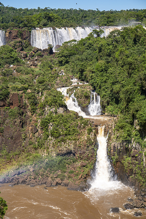 Cascading waterfalls in lush green rainforest, Iguazu Falls, Misiones, Argentina Cascading waterfalls in lush green rainforest, Iguazu Falls, Misiones, Argentina, by Zoonar Uwe Bergwitz
