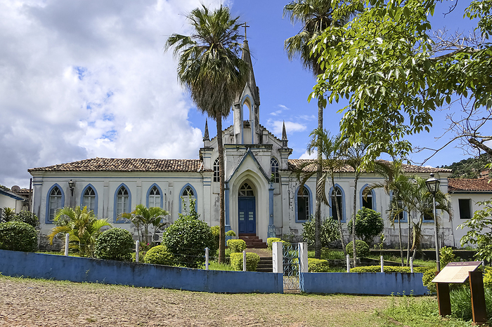 Colonial church in the historical town of Serro with palm trees in sunshine, Minas Gerais Brazil Colonial church in the historical town of Serro with palm trees in sunshine, Minas Gerais Brazil, by Zoonar Uwe Bergwitz