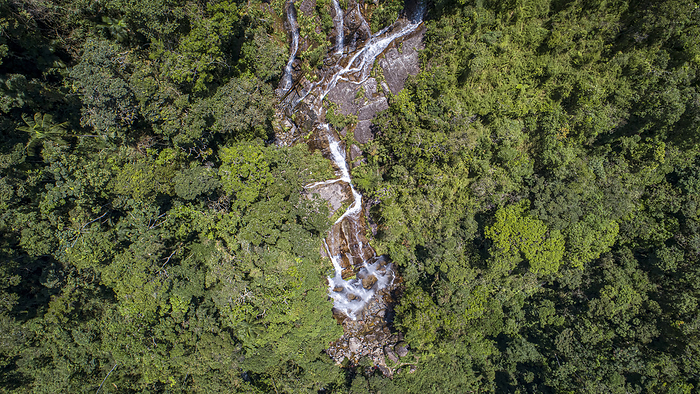 Close up aerial view to a waterfall in the Serra de mantiqueira  Mantiquiera mountains , Itatiaia , Close up aerial view to a waterfall in the Serra de mantiqueira  Mantiquiera mountains , Itatiaia ,, by Zoonar Uwe Bergwitz