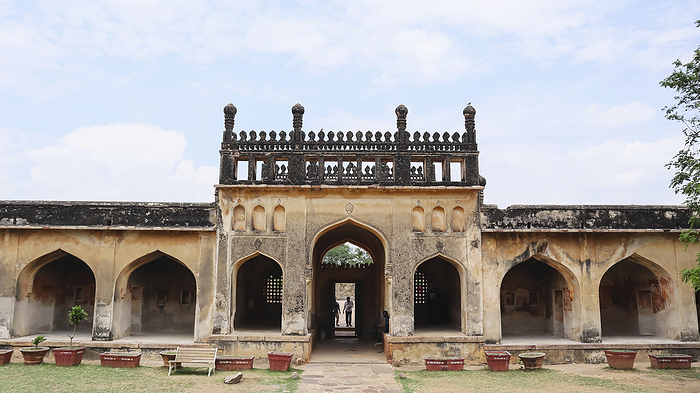 Front Entrance View of Jumma Masjid of Gandikota Fort, Kadapa, Andhra Pradesh, India. Front Entrance View of Jumma Masjid of Gandikota Fort, Kadapa, Andhra Pradesh, India., by Zoonar RealityImages