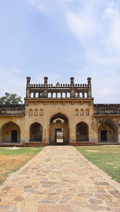 View of Main Entrance for the Jumma Masjid, Gandikota Fort, Kadapa, Andhra Pradesh, India. View of Main Entrance for the Jumma Masjid, Gandikota Fort, Kadapa, Andhra Pradesh, India., by Zoonar RealityImages