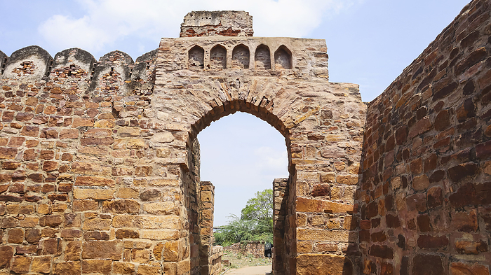 Ruined stone walls of Gandikota Fort, Kadapa, Andhra Pradesh, India. Ruined stone walls of Gandikota Fort, Kadapa, Andhra Pradesh, India., by Zoonar RealityImages