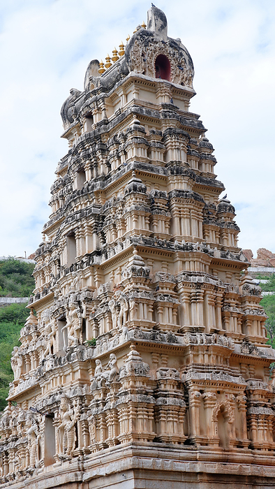 Yaganti temple gopura, Yaganti, Andhra Pradesh, India Yaganti temple gopura, Yaganti, Andhra Pradesh, India, by Zoonar RealityImages
