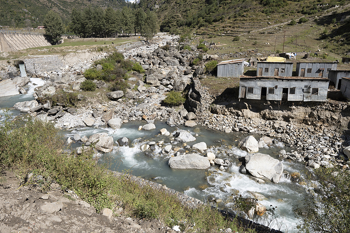 Kafnu dam at in kafnu village, Himachal Pradesh, India, by Zoonar/RealityImages