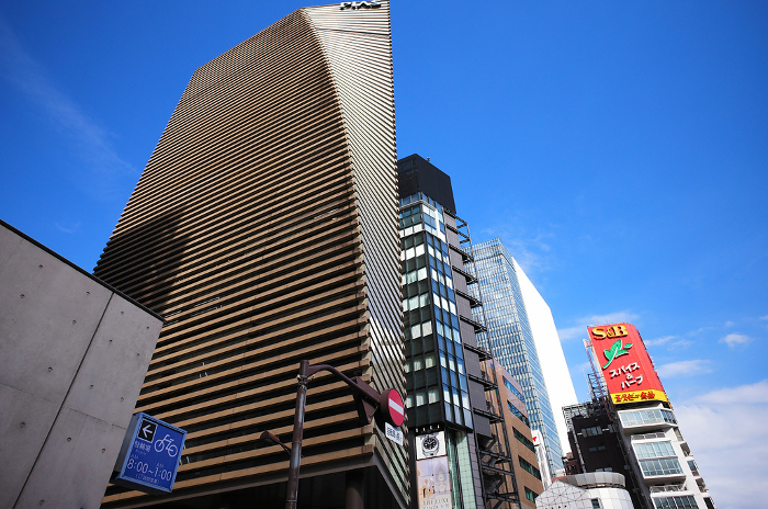Buildings in Ginza
