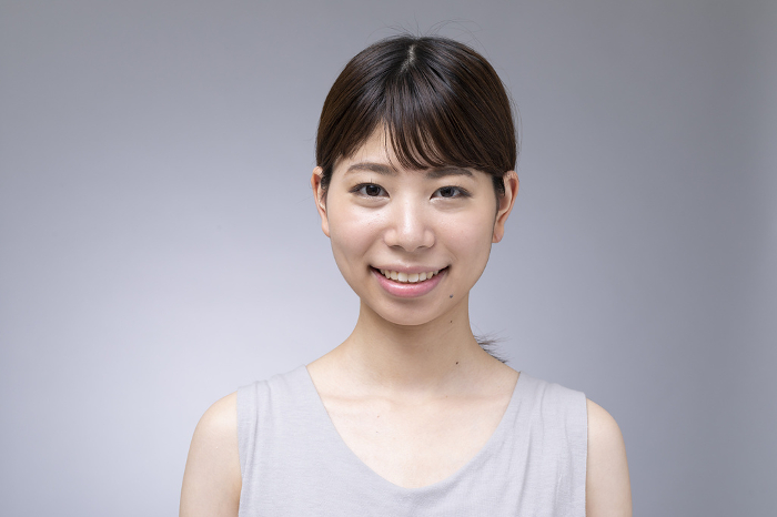 Beauty Image of Young Bare Skinned Japanese Woman (Person)