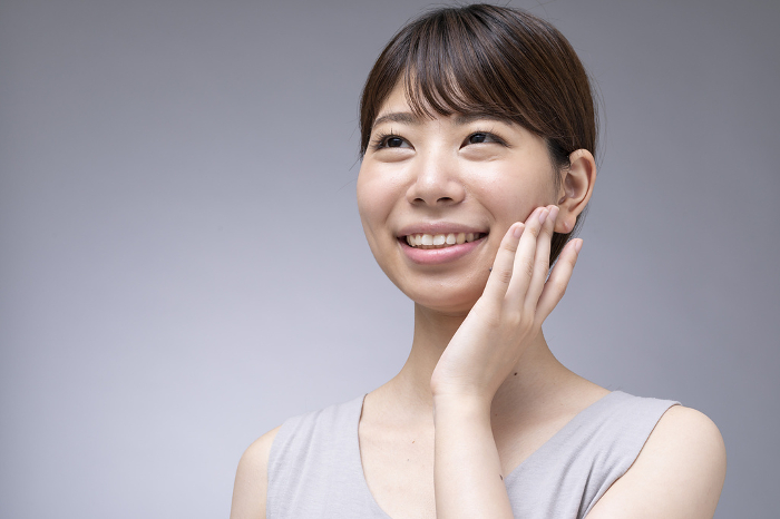 Beauty Image of Young Bare Skinned Japanese Woman (Person)