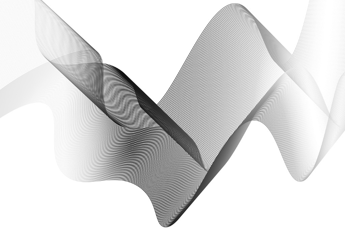 Curved gradient background illustration