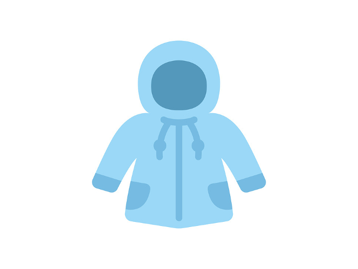 Clip art of raincoat icon