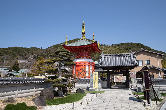 Hachijoji Temple Awaji Island, Hyogo Pref.