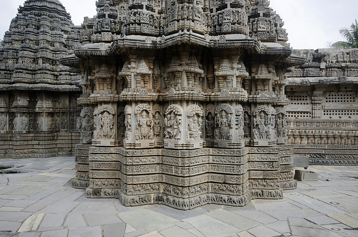 The Chennakesava Temple, is a Vaishnava Hindu temple on the banks of River Kaveri,  Somanathapura, Karnataka, India The Chennakesava Temple, is a Vaishnava Hindu temple on the banks of River Kaveri,  Somanathapura, Karnataka, India, by Zoonar RealityImages