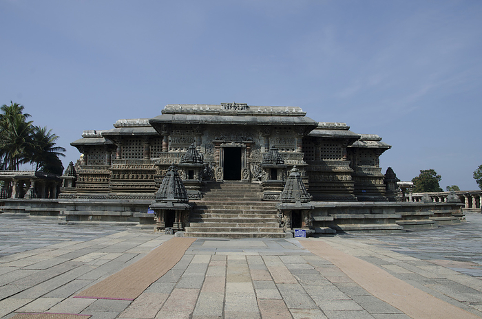 Belur, Karnataka, India, November 2019, Tourist at Chennakeshava Temple complex, a 12th century Hindu temple dedicated to lord Vishnu Belur, Karnataka, India, November 2019, Tourist at Chennakeshava Temple complex, a 12th century Hindu temple dedicated to lord Vishnu, by Zoonar RealityImages