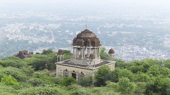 View of Shiv Mandir From Bhim Burj, Taragarh Fort, Bundi, Rajasthan, India. View of Shiv Mandir From Bhim Burj, Taragarh Fort, Bundi, Rajasthan, India., by Zoonar RealityImages